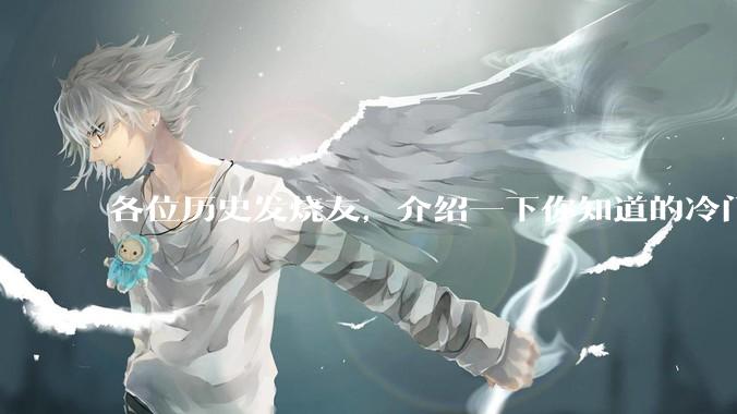 各位历史发烧友，介绍一下你知道的冷门史实或逆天史实？